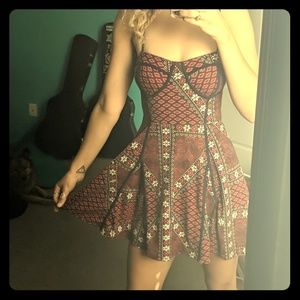 Fit and flare mini dress